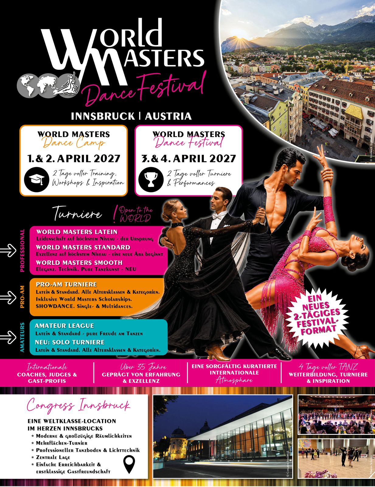 Veranstaltungsplakat World Masters 2027